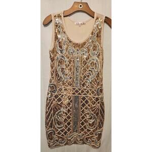 Be You tiful Sequin Dress. Short to midi length.  Medium